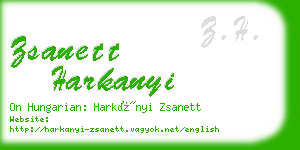 zsanett harkanyi business card